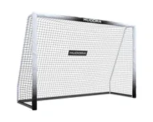 HUDORA Fussballtor Pro Tect 240 Advanced, 240 cm × 85 cm × 160 cm, 11 kg, Weiss/Schwarz
