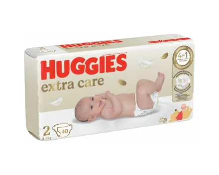 Huggies extra care Windeln Grösse 2 3-6 kg 40 Stück