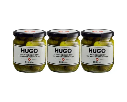Hugo Reitzel Cornichons 3x200g