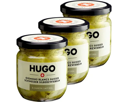 Hugo Silberzwiebeln&Dill 3x200g