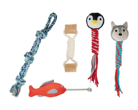 Hundespielzeug Tau/Quietsch-Spielzeug