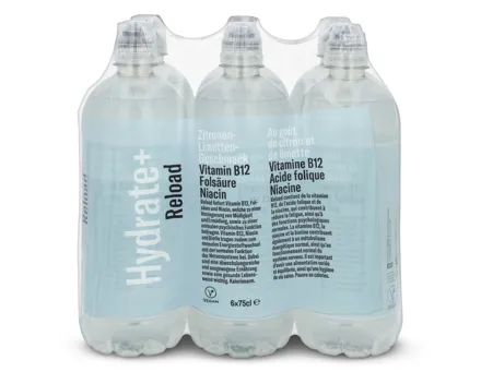 Hydrate+ Reload Zitrone-Limette 6x75cl