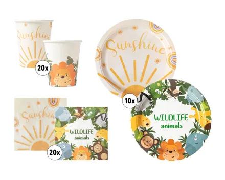 I AM CREATIVE Party Set, 50-tlg.