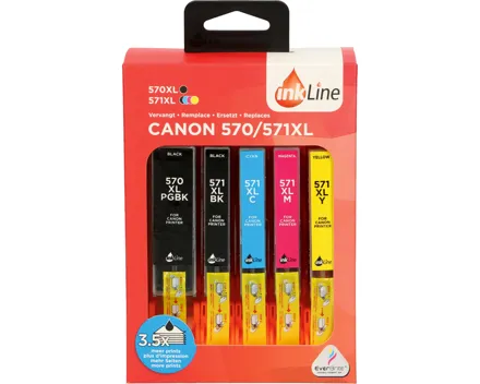 Inkline Canon Druckerpatronen 570/571
