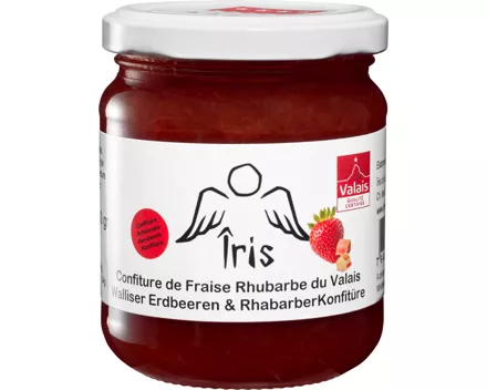 Îris Walliser Erdbeeren- und Rhabarberkonfitüre