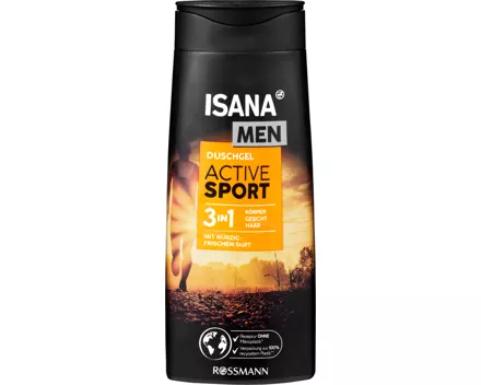 Isana Men Duschgel Active Sport 3 in 1