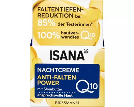ISANA Q10 Anti-Falten-Nachtcrème
