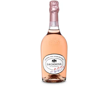 Italian Sparkling Rosé La Gioiosa et Amorosa, alkoholfrei – Schaumwein, Italien (0.75l)