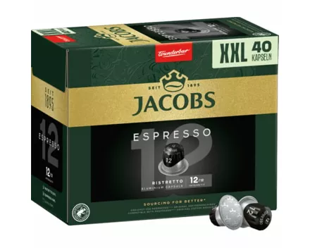 Jacobs Espresso 12 Ristretto 40 Kapseln
