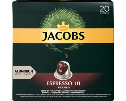 Jacobs Kaffeekapseln Espresso 10 Intenso