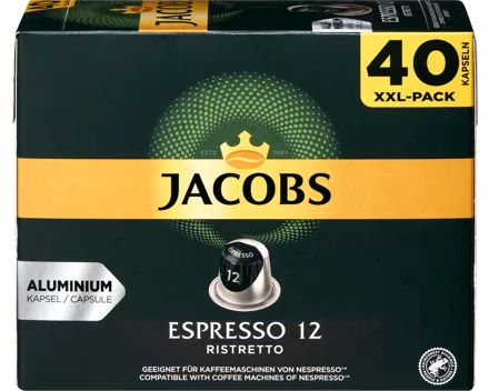 Jacobs Kaffeekapseln Espresso 12 Ristretto