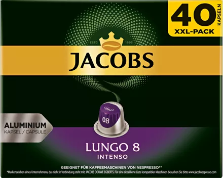 Jacobs Kaffeekapseln Lungo 8 Intenso