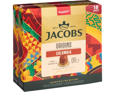 Jacobs Kaffeekapseln Origins Colombia