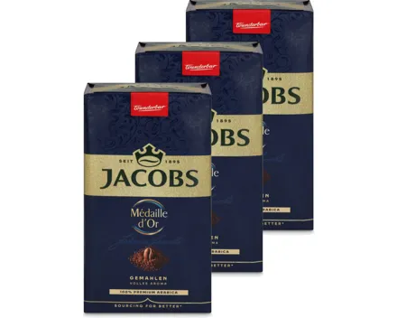 Jacobs Medaille d'or gemahlen 3x 500g