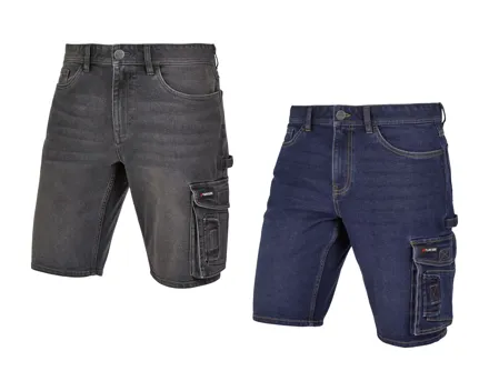 Jeans-Arbeitsshorts