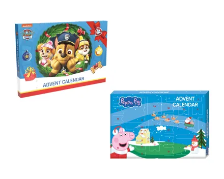 Jiri models® Adventskalender «Paw Patrol»/«Peppa Pig»