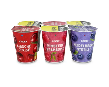 Joghurt Heidelbeer Himbeer & Kirsche 6x180g