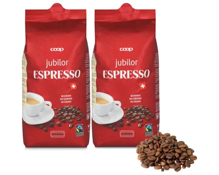 Jubilor Espresso Bohnenkaffee 2x 1000g