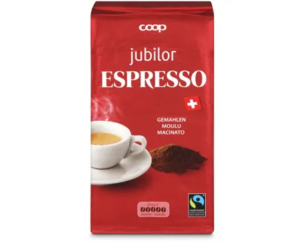 Jubilor Espresso gemahlen