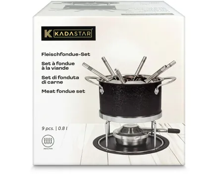Kadastar Fleischfondue-Set Onyx 9-teilig