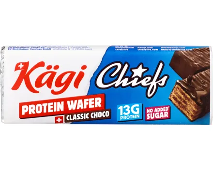 Kägi Chiefs Proteinwaffel Classic Choco