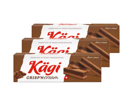 Kägi Crisp’n Cream Choco Cream 3x 110g