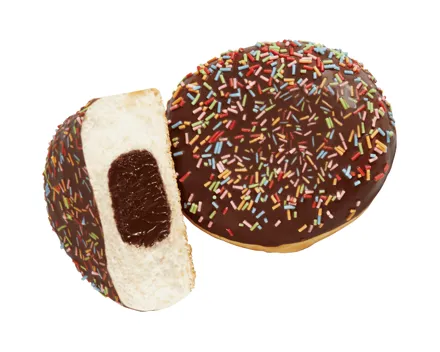 Kakao-Haselnuss Berliner