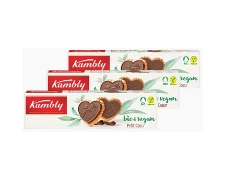 Kambly Bio&Vegan Petit Coeur 3x80g