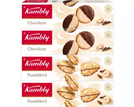 Kambly Biscuits Chocolune & Nussblättli