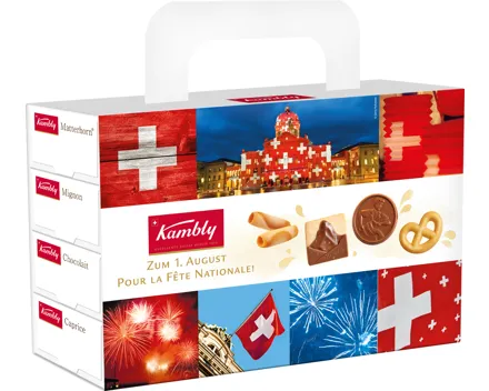 Kambly Biscuits-Koffer zum 1. August