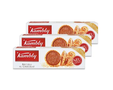 Kambly Bretzeli au Chocolat 3x 100g