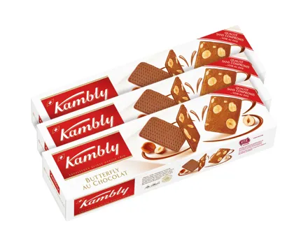Kambly Butterfly Chocolat 3 x 100 g