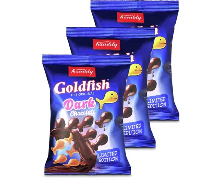 Kambly Goldfish Dark Chocolate 3x100g