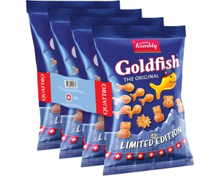 Kambly Goldfish Swiss Edition 4 x 160 g