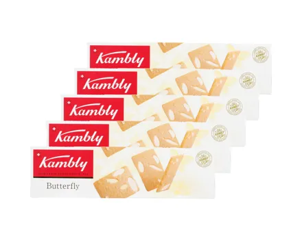 Kambly Guezli Butterfly 5x 100g