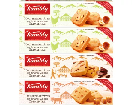 Kambly Hausspezialitäten aus dem Emmental