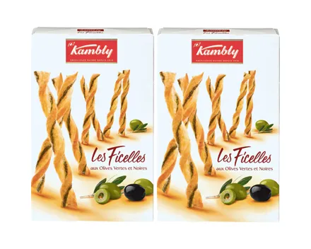 Kambly Les Ficelles Olive 2x100g