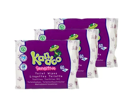 Kandoo Sensitive Trio 3x60 Stück