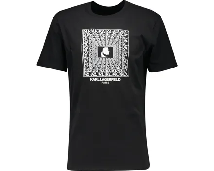 Karl Lagerfeld Herren-T-Shirt Logo Square S