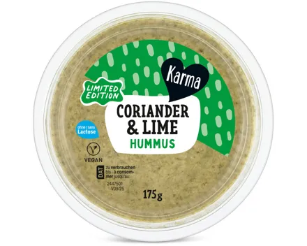 Karma Hummus Koriander Limette