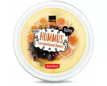 Karma Hummus mit karamellisierten Zwiebeln