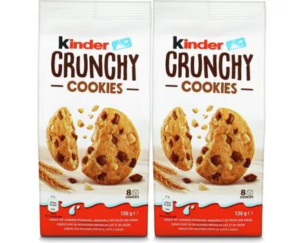 Kinder Crunchy Cookies 2x136g
