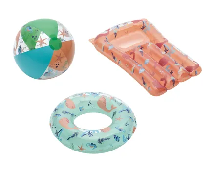 Kinder-Luftmatratze/Schwimmring/Strandball