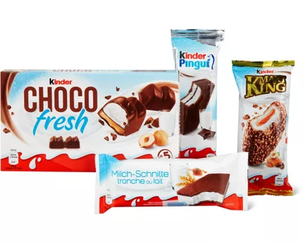 Kinder Milchsnacks gekühlt