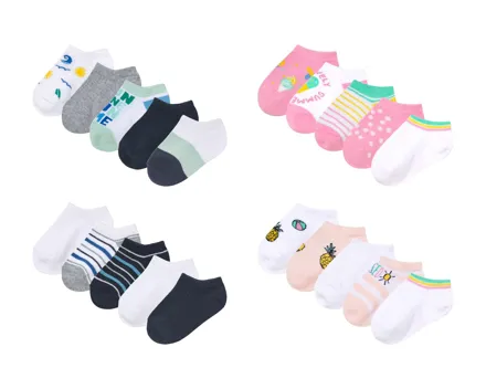 Kinder-Sneakersocken, 5er