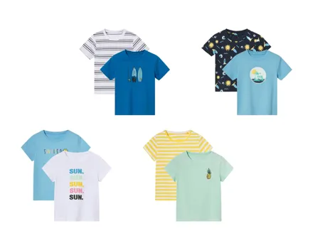 Kinder-T-Shirts, 2er