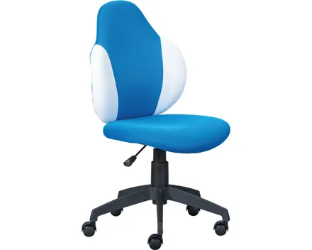 Kinderdrehstuhl Jessi Mesh blau/weiss