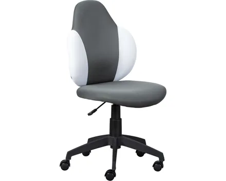 Kinderdrehstuhl Jessi Mesh grau/weiss