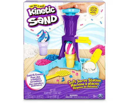 Kinetic Sand Soft Serve Ice Cream Stat