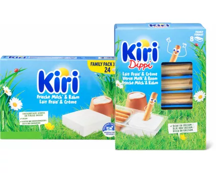 Kiri-Dippi und -Frischkäse